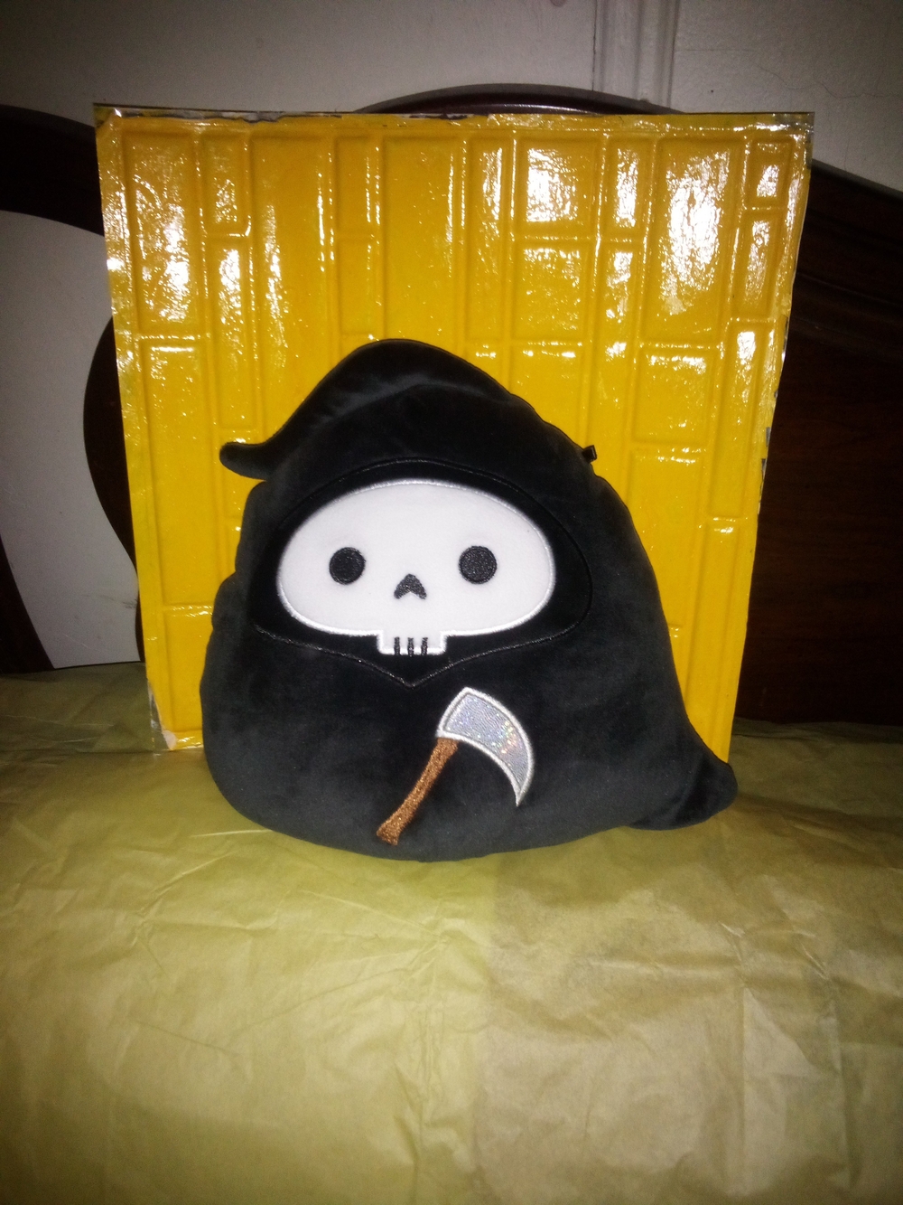 Squishmallows Black Grim Reaper Plush Halloween